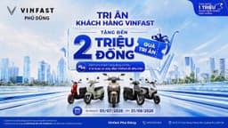Tri Ân Khách Hàng Mua Xe Máy Điện  VinFast Tổng Ưu Đãi lên đến 2.0000.000 đ
